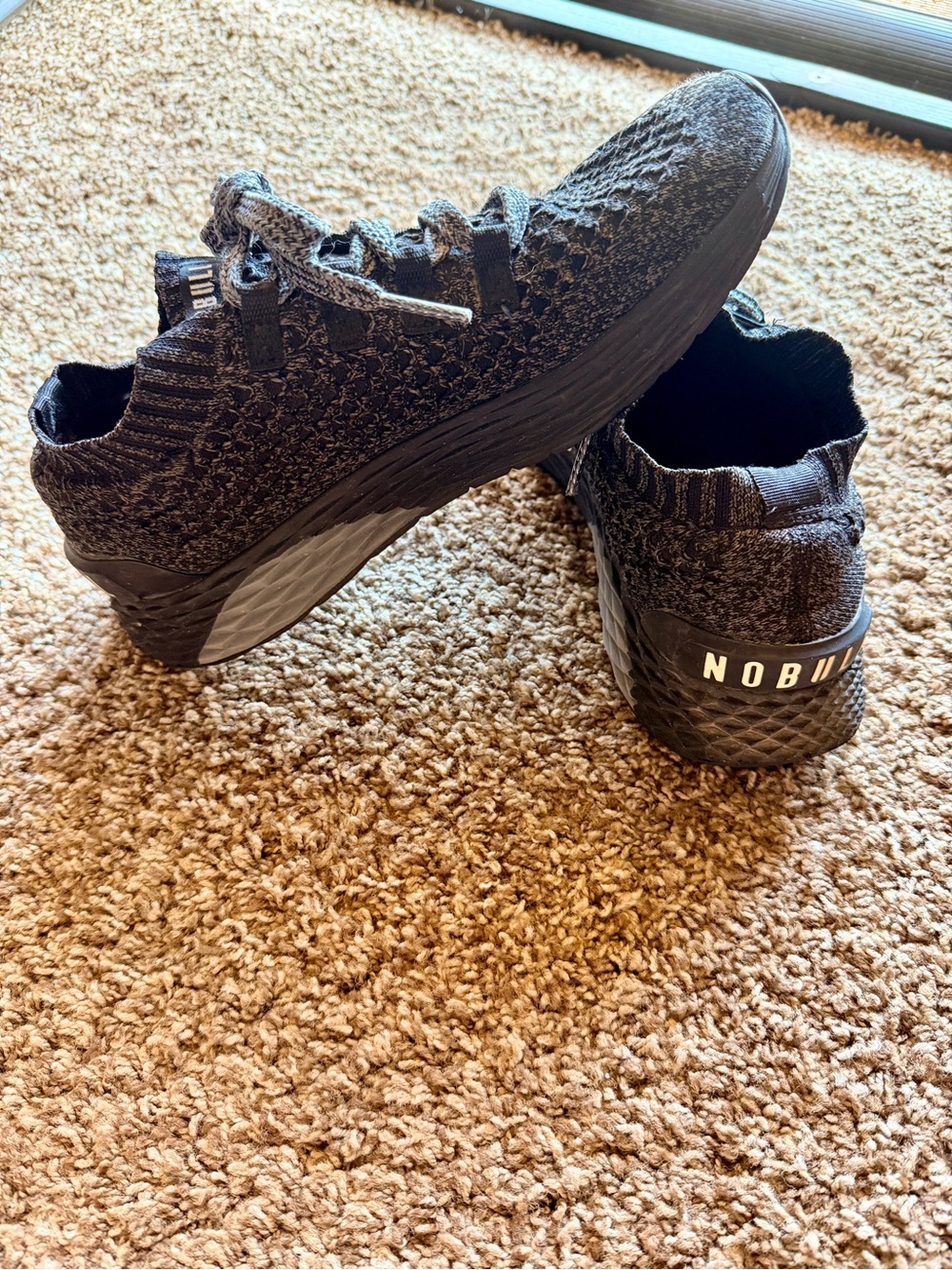 NOBULL Black Knit Athletic Shoes - Picture 4 of 11